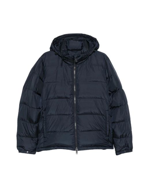 Aspesi Jassen ,Blauw ,Nylon Nylon Puffer Jas in het Blue voor heren