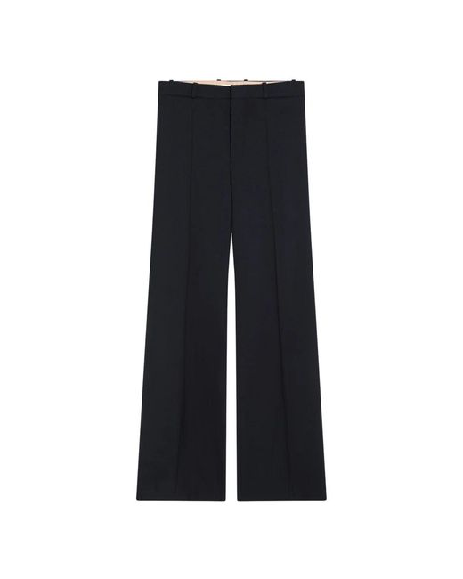 Wide Trousers Chloé de color Blue
