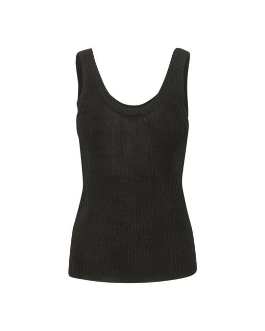 Part Two Tops ,Zwart ,Sleeveless Tops in het Black