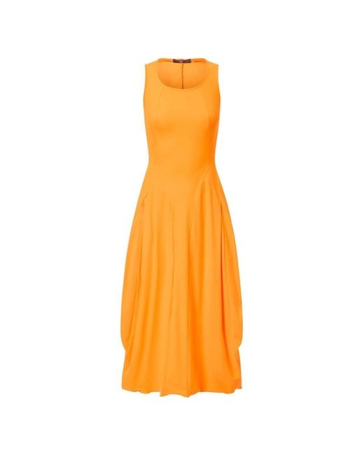High Orange Midi Dresses