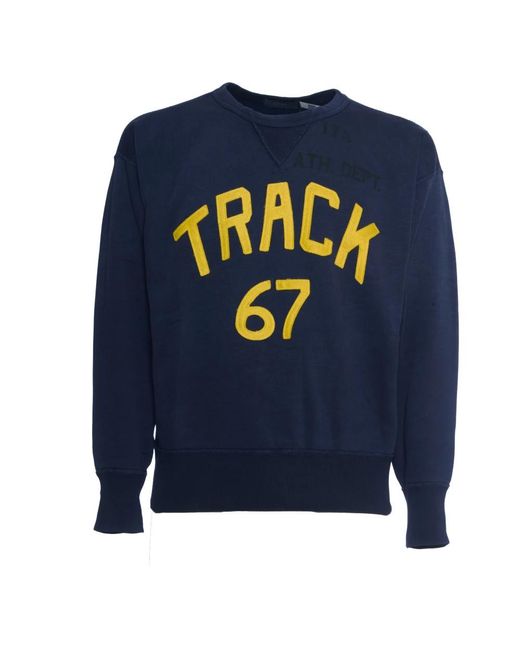 Polo Ralph Lauren Vintage-Fit Sweatshirt Track 67 Graphic in Blue für Herren