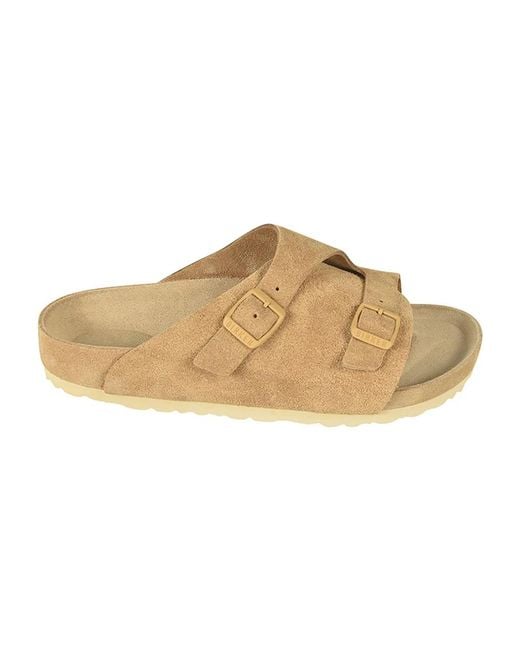 Birkenstock Natural Sliders
