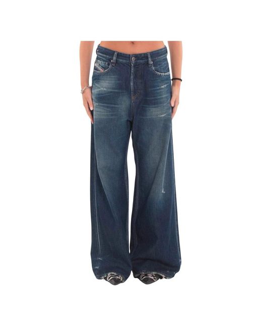 Wide Jeans DIESEL en coloris Blue