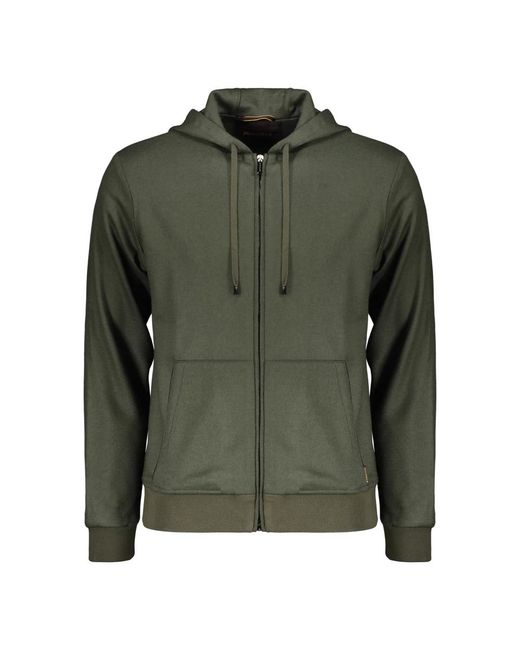 Moorer Green Zip-Throughs for men