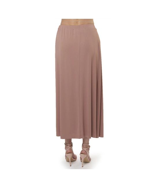 Erika Cavallini Semi Couture Brown Midi skirts