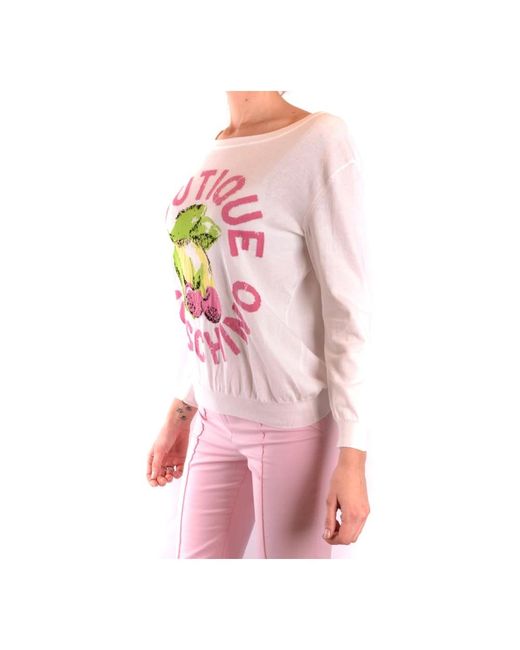 Long Sleeve Tops Moschino en coloris Pink