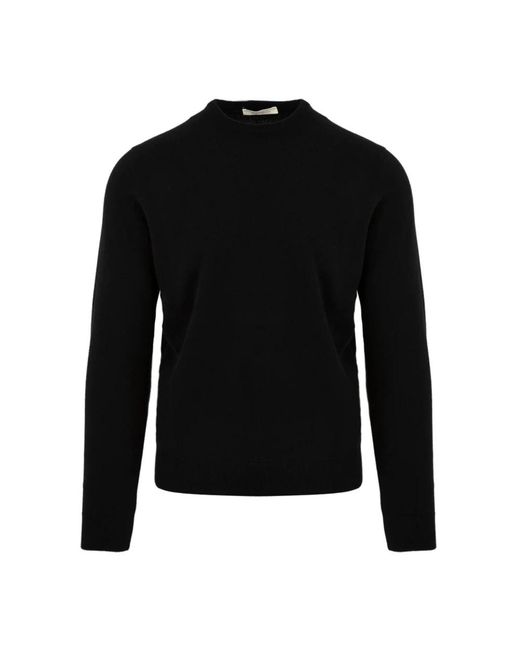 Paolo Fiorillo Black Round-Neck Knitwear for men