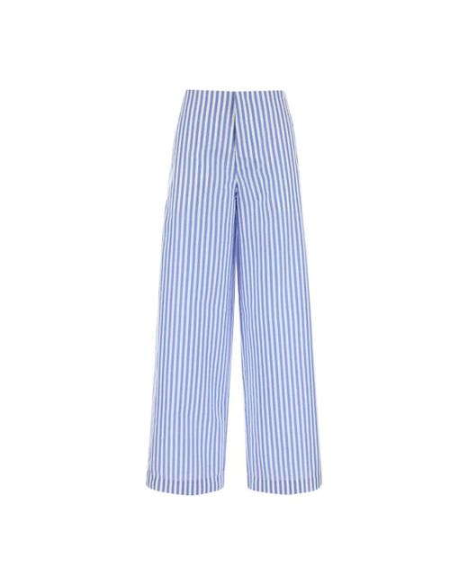Philosophy Di Lorenzo Serafini Blue Wide Trousers
