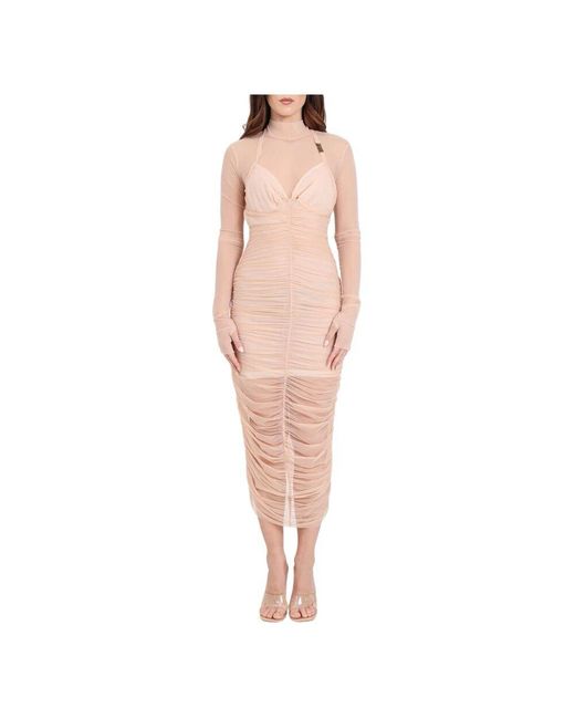 Versace Jeans Couture Pink Midi Dresses