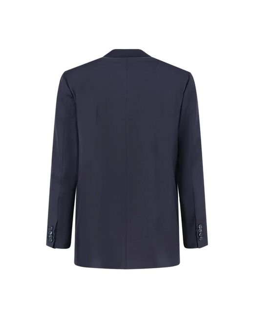 Double Breasted Suits Kiton de hombre de color Blue