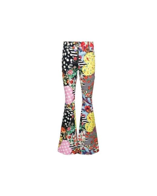 Moschino Multicolor Wide Trousers