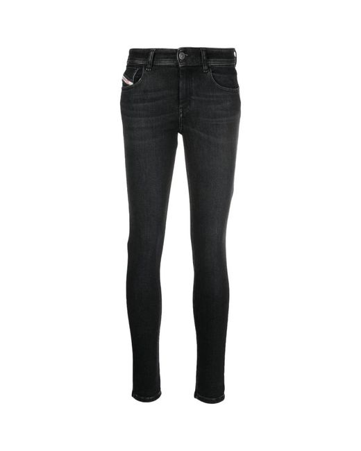 Skinny jeans DIESEL de color Black