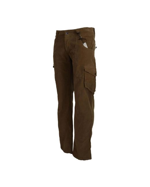 Ermanno Scervino Brown Straight Trousers for men