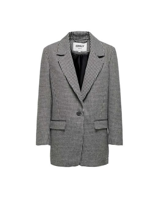 Wo giacca blazer di ONLY in Gray