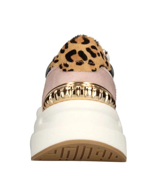Emanuélle Vee Schoenen ,Veelkleurig ,Leer Sneakers Multi Colour in het Multicolor