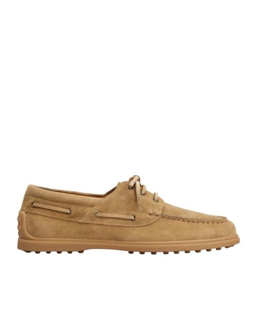 Tod's Bootsschuh Aus Wildleder in Brown für Herren