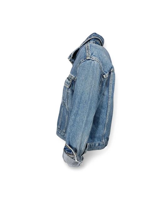 Denham Jassen ,Blauw ,Denim Sana Denim Jacket in het Blue