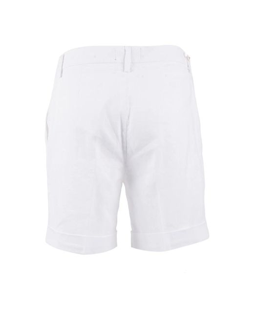 Fay White Casual Shorts for men