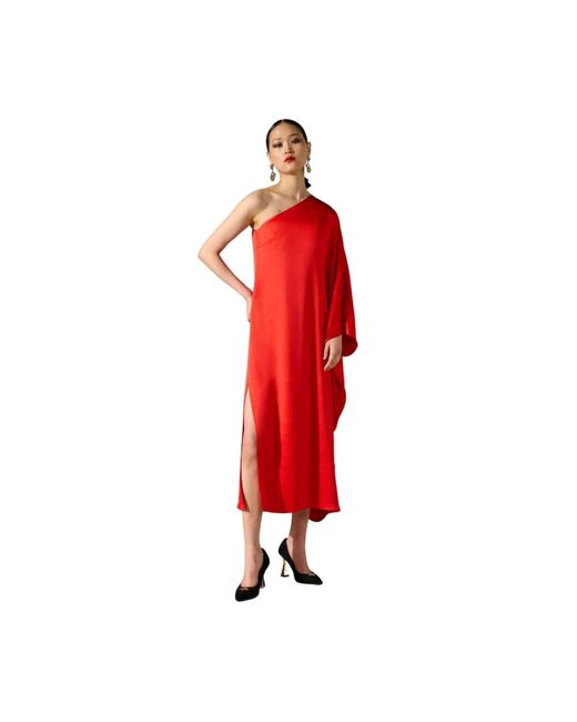 Karl Lagerfeld Red Midi Dresses