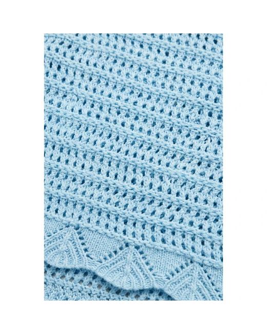 Moss Copenhagen Tabitha Fairyn 2 4 Pullover in het Blue