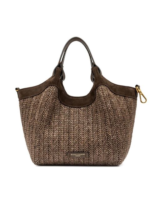 Gianni Chiarini Brown Shopping Bags
