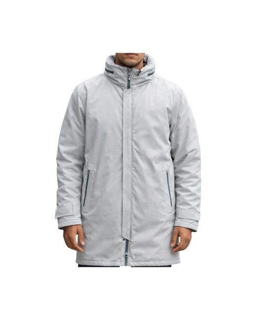 Parkas Herno pour homme en coloris Gray