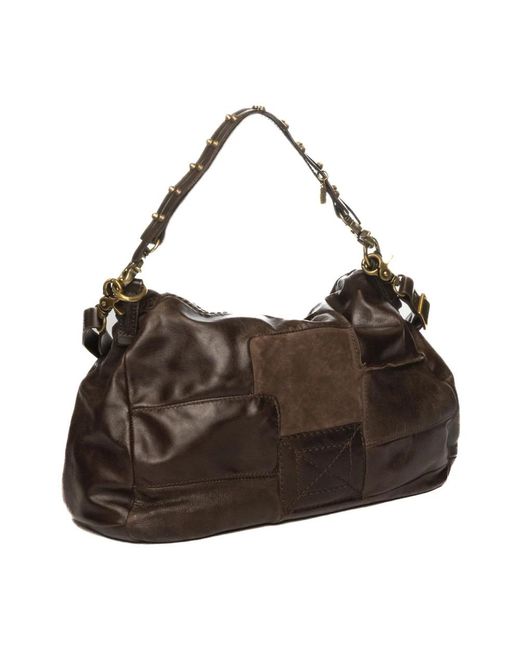 A.s.98 Brown Shoulder Bags