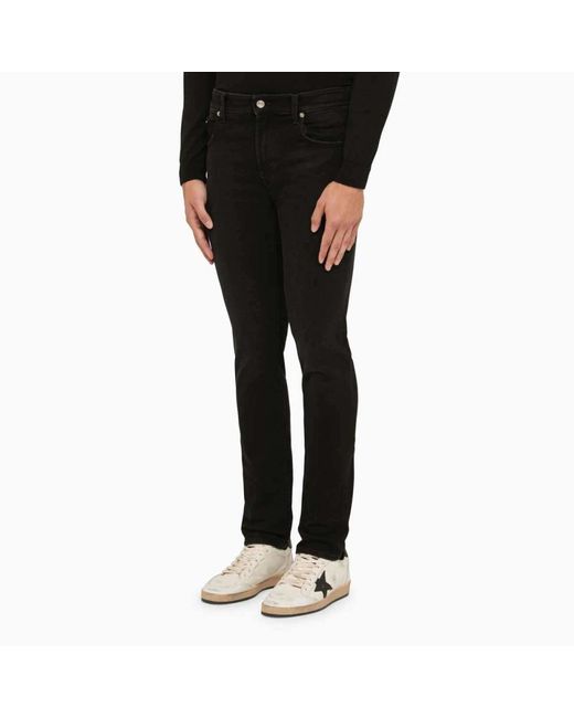 Department 5 Black Slim Fit Jeans for men