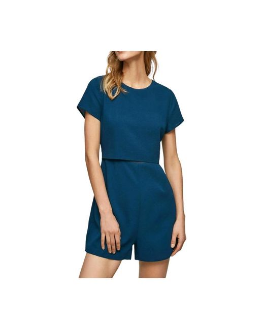Pepe Jeans Blue Playsuits