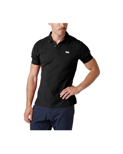 Helly Hansen Black Polo Shirts for men