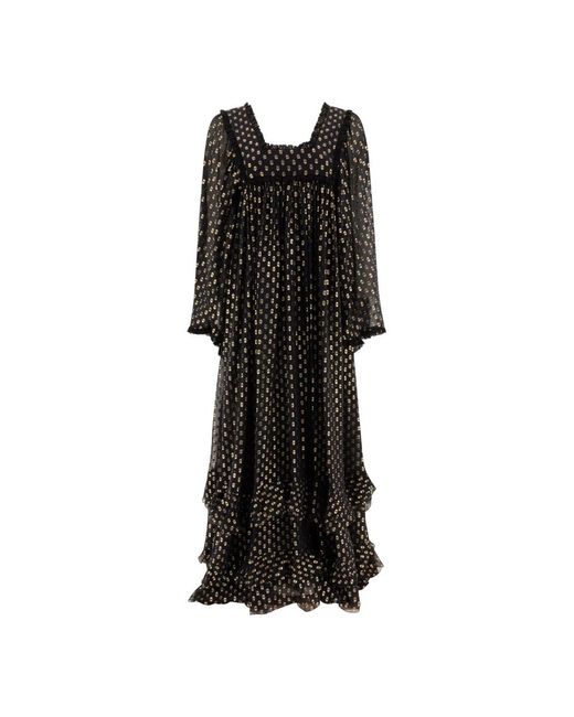Chloé Elegante Zwarte Jurk Voor Vrouwen in het Black