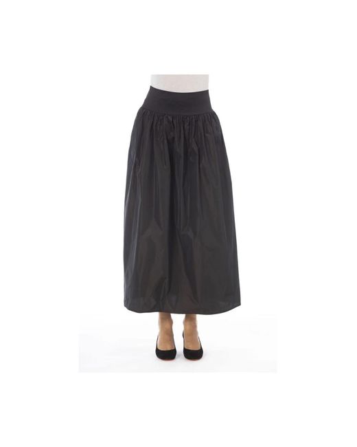 Midi Skirts Alpha Studio de color Black