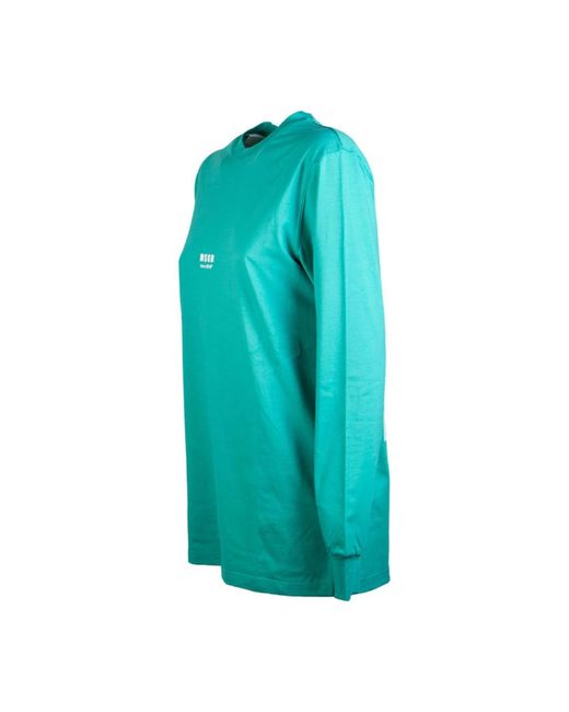 MSGM Blue Sweatshirts
