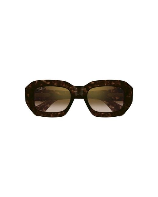 Cartier Brown Sunglasses