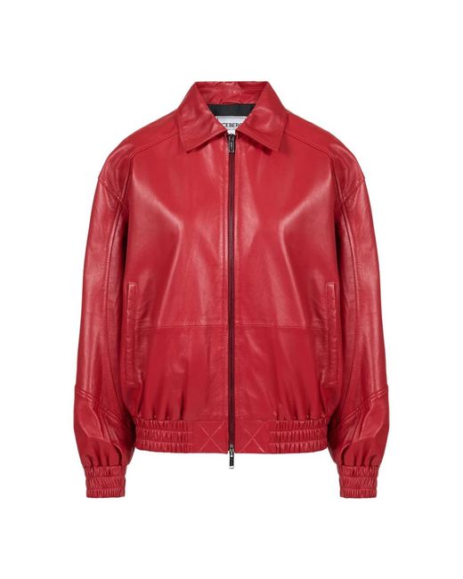Leather Jackets Iceberg en coloris Red