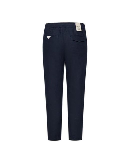 GOLDEN CRAFT Blue Tapered Trousers for men
