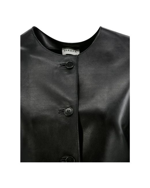 P.A.R.O.S.H. Black Leather Jackets