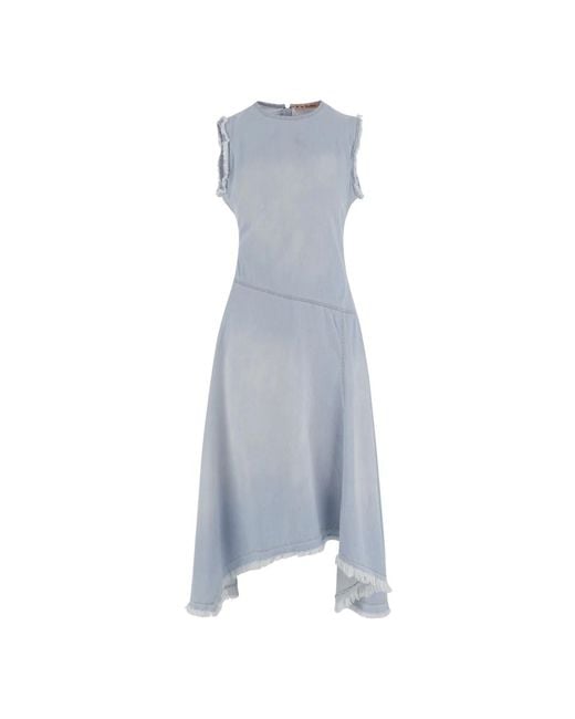 Acne Midi Dresses in het Blue