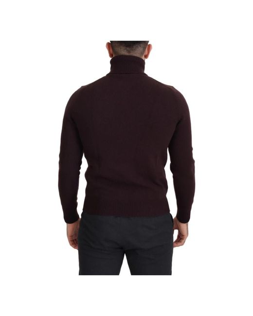 Dolce & Gabbana Black Turtlenecks for men