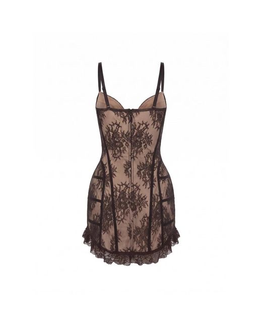 GIUSEPPE DI MORABITO Brown Party Dresses