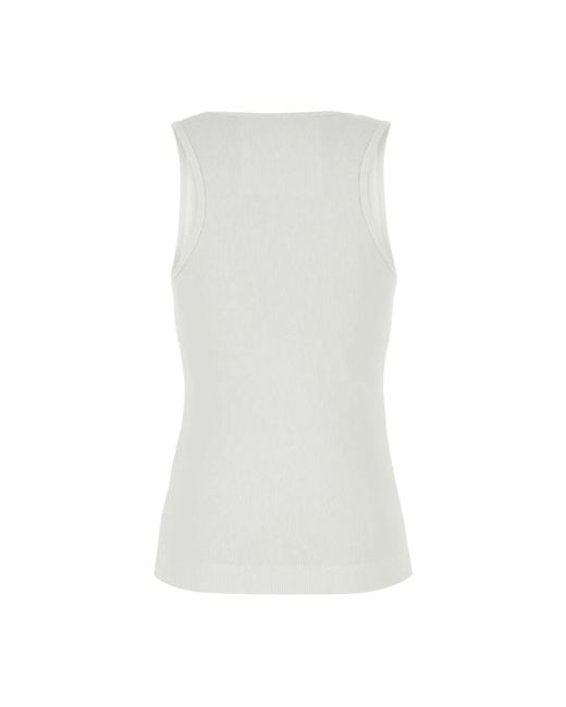 Givenchy White Sleeveless Tops