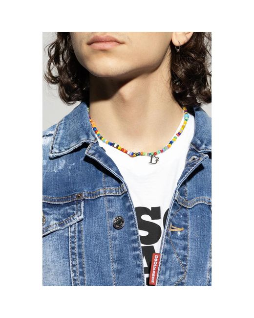 Necklaces DSquared² pour homme en coloris Metallic