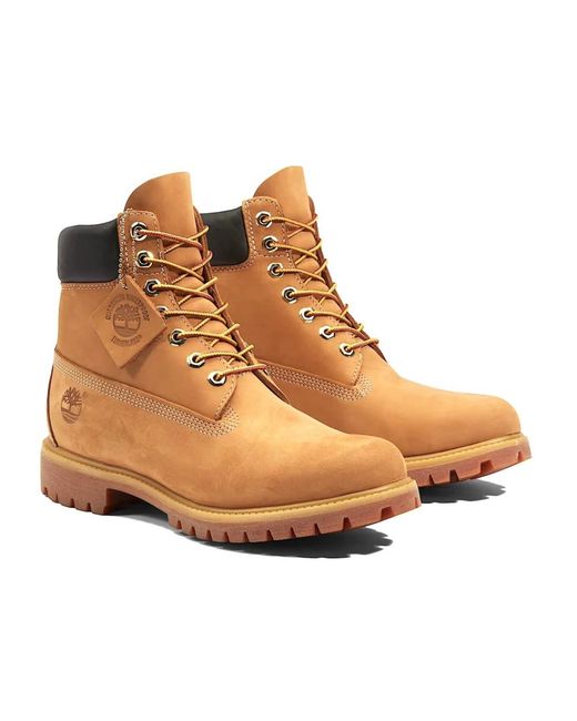 Timberland Brown Lace-Up Boots for men