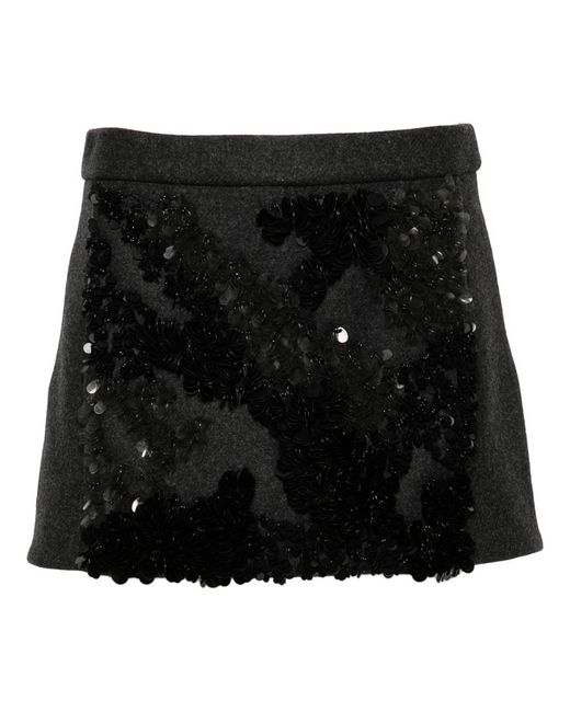 Plan C Black Short Skirts