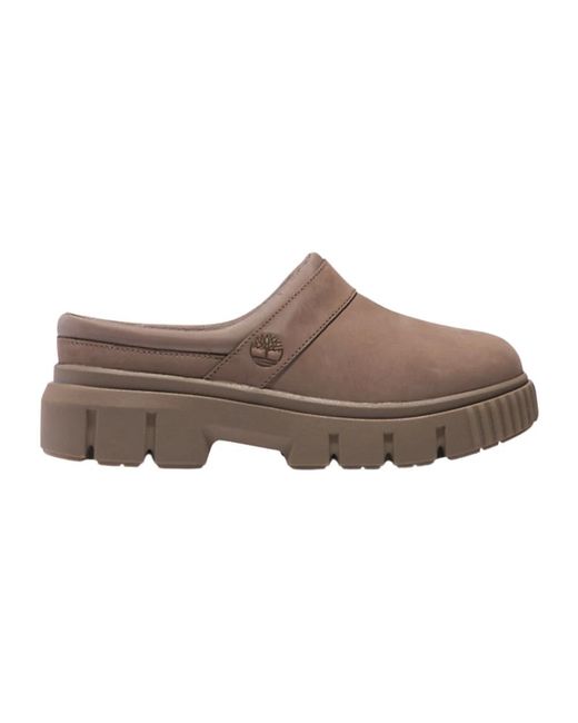 Zapato sabot de mujer greyfield Timberland de color Brown