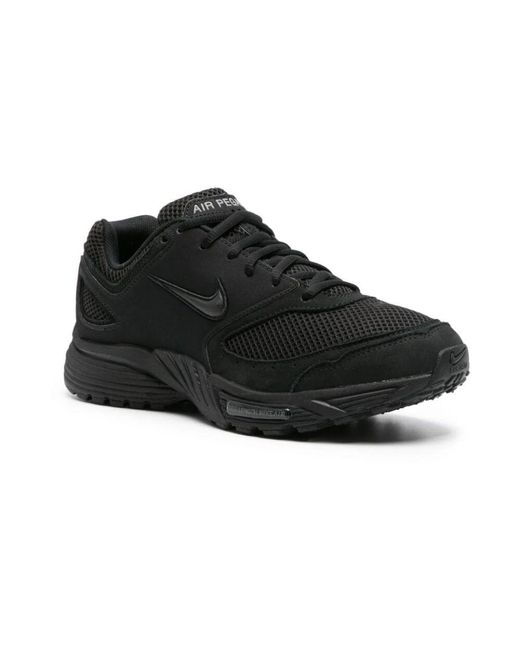 Comme des Garçons Schwarze Mesh-Sneakers Mit Nike Air in Black für Herren