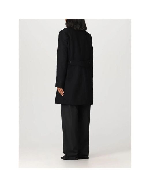 Single-Breasted Coats di Fay in Black