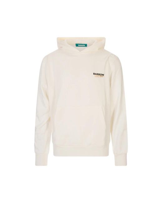 Barrow White Sweatshirts for men