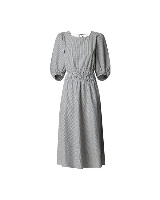 Pepe Jeans Gray Midi Dresses
