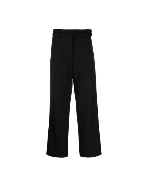 Studio Nicholson Black Wide Trousers